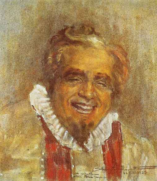 Ritratto del baritono Giorgio Errico in vesti di scena, 1923